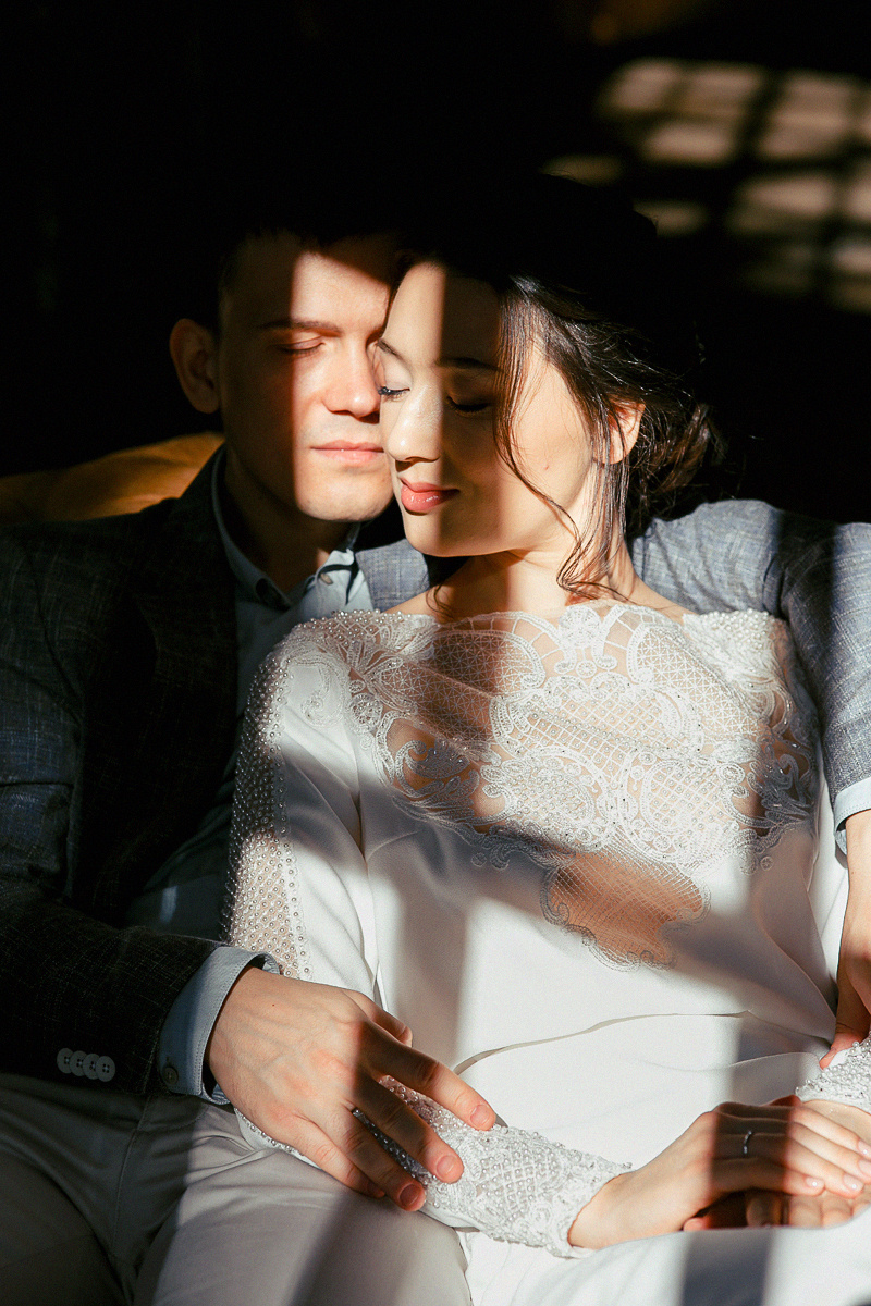 АРХИВ Марина и Александр. Студия Вайт. Свадебный фотограф Москва