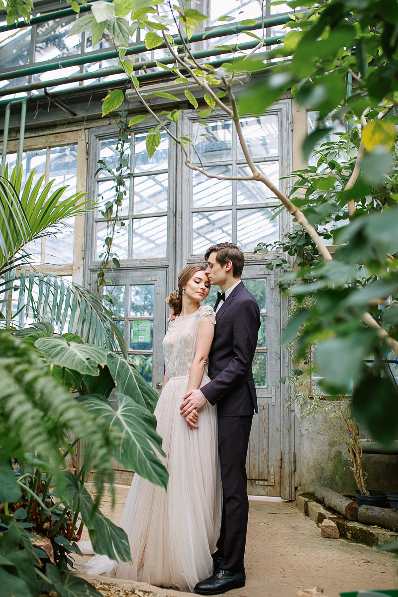 АРХИВ Анастасия и Дмитрий. Ботанический Сад. Свадебный фотограф Москва