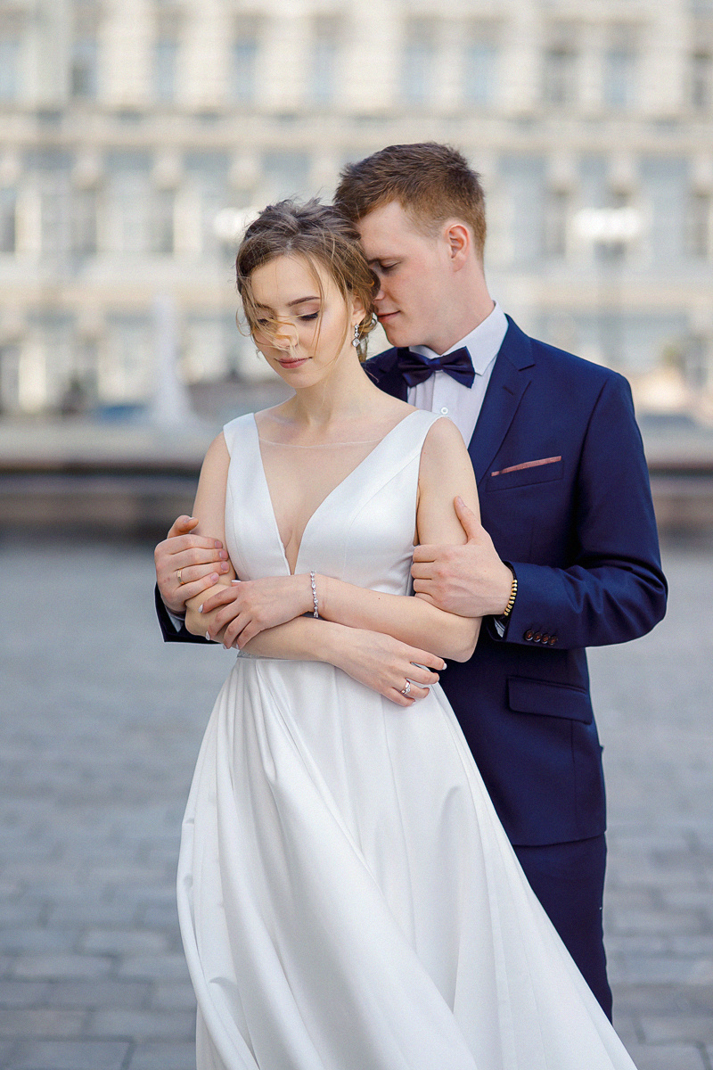 АРХИВ Александра и Павел: Отель ГРАДА, прогулка у Большоего Театра. Свадебный фотограф Москва