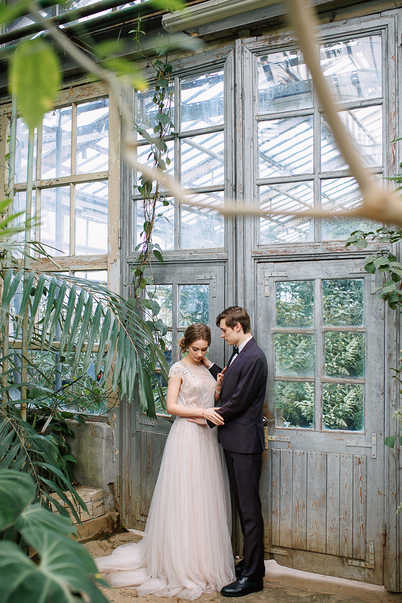 АРХИВ Анастасия и Дмитрий. Ботанический Сад. Свадебный фотограф Москва