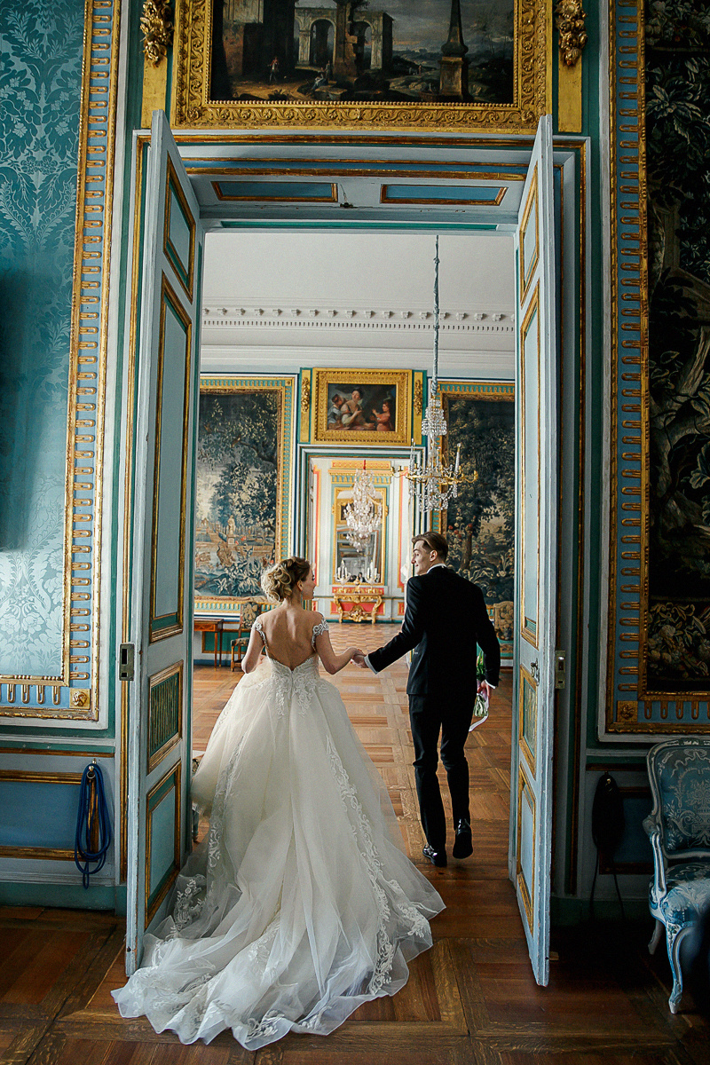 Катерина и Роман в усадьбе Кусково. Свадебный фотограф Москва