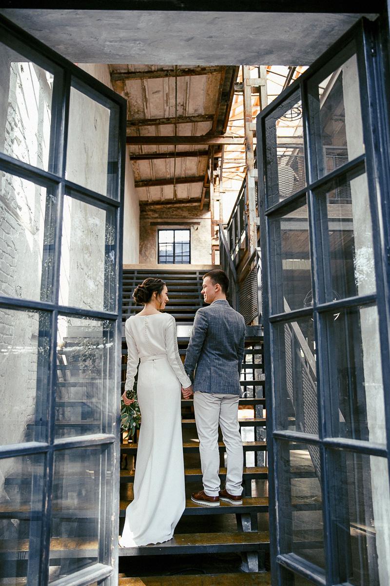 АРХИВ Марина и Александр. Студия Вайт. Свадебный фотограф Москва