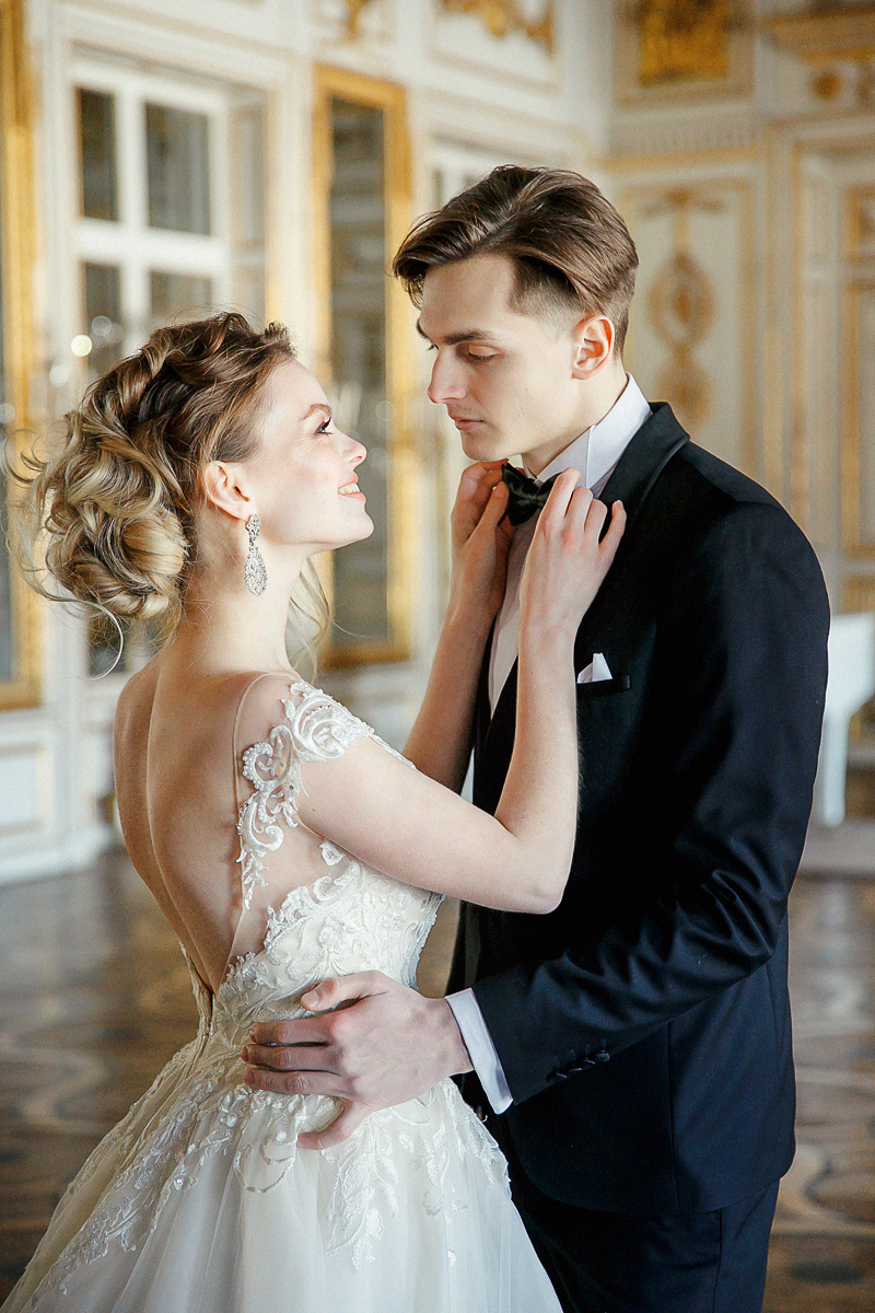 Катерина и Роман в усадьбе Кусково. Свадебный фотограф Москва