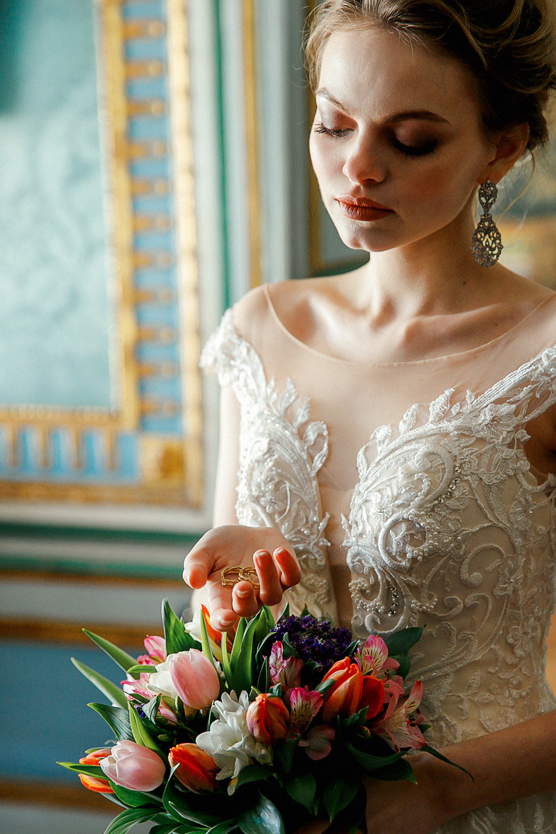 Катерина и Роман в усадьбе Кусково. Свадебный фотограф Москва