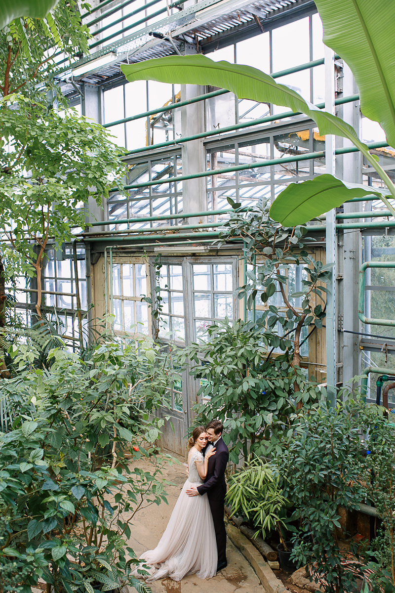 АРХИВ Анастасия и Дмитрий. Ботанический Сад. Свадебный фотограф Москва