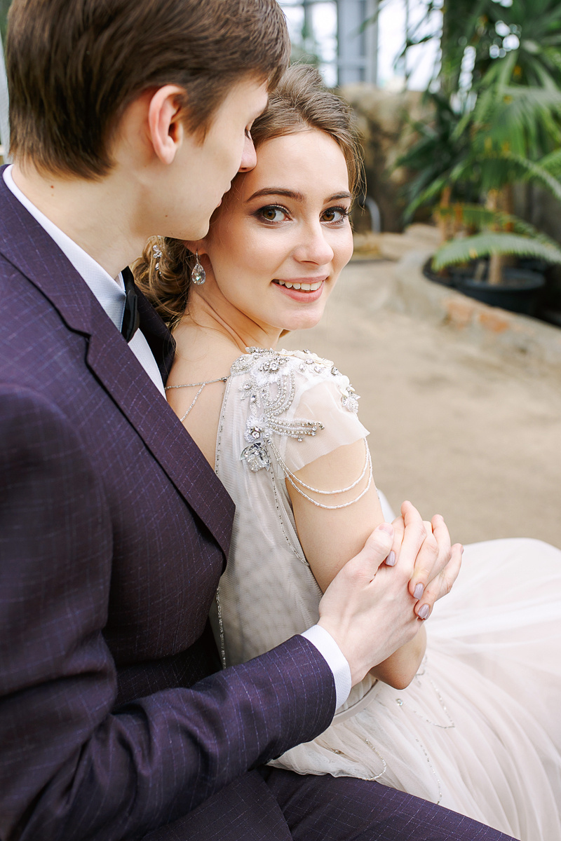 АРХИВ Анастасия и Дмитрий. Ботанический Сад. Свадебный фотограф Москва