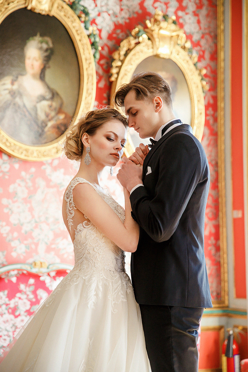 Катерина и Роман в усадьбе Кусково. Свадебный фотограф Москва