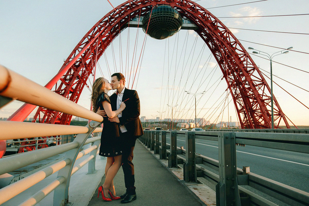 АРХИВ Сергей и Виктория. Живописный мост. Свадебный фотограф Москва
