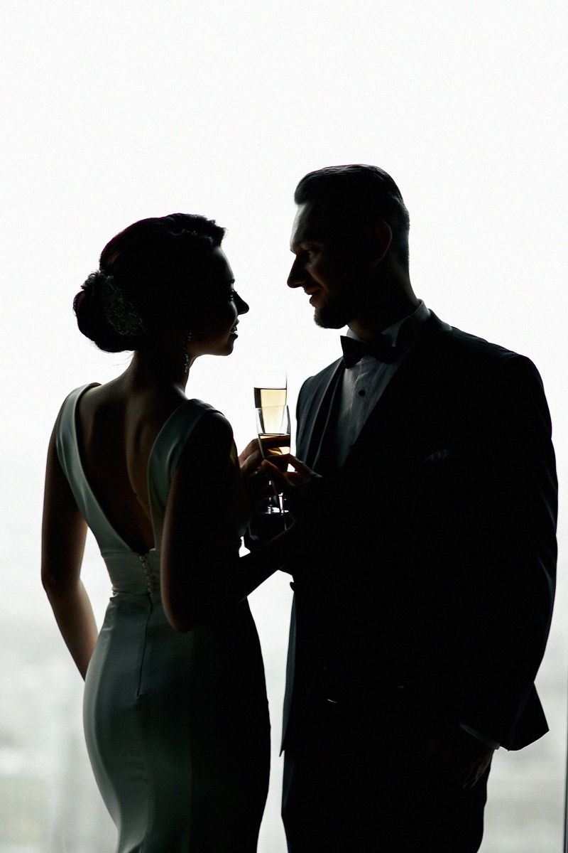 АРХИВ Мари и Олег в Москва-Сити. Свадебный фотограф Москва