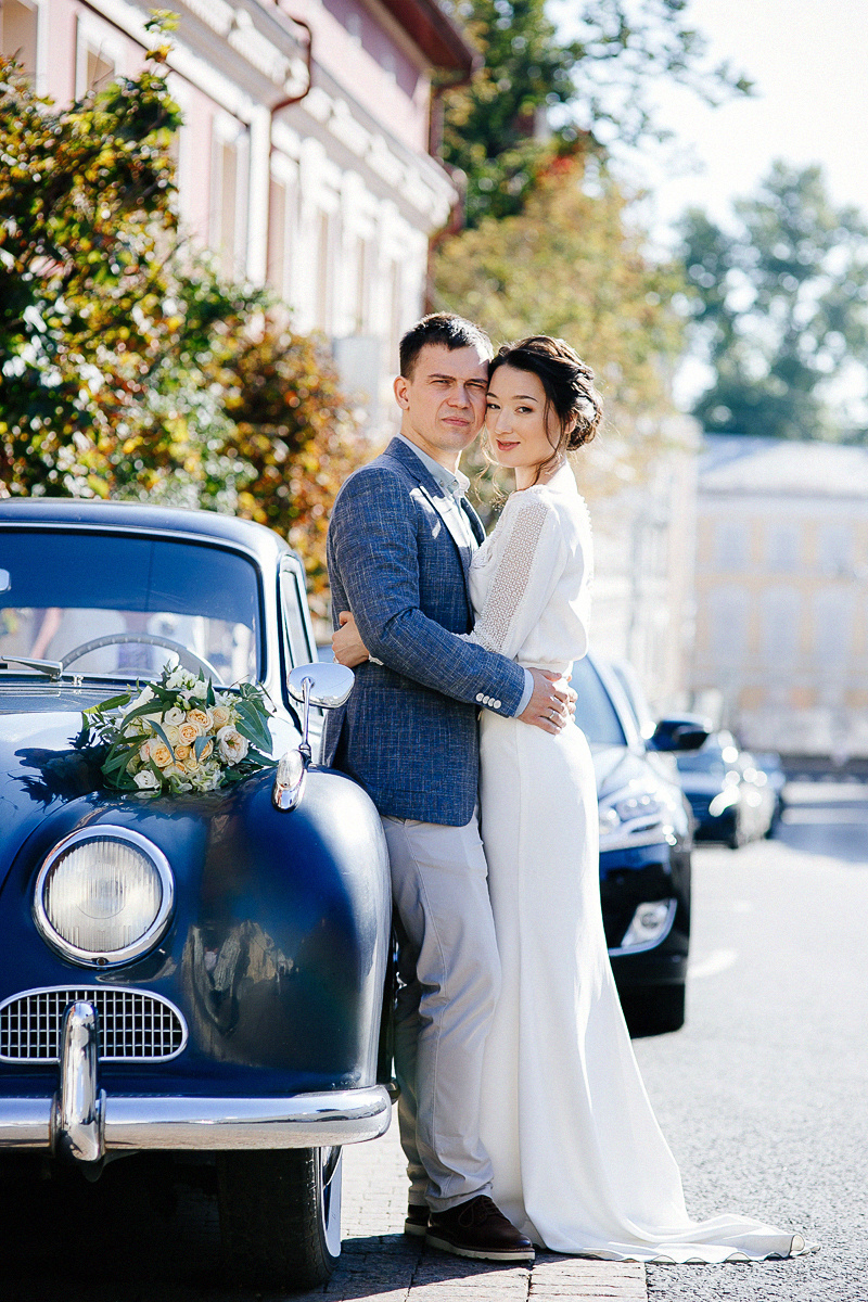 АРХИВ Марина и Александр. Студия Вайт. Свадебный фотограф Москва