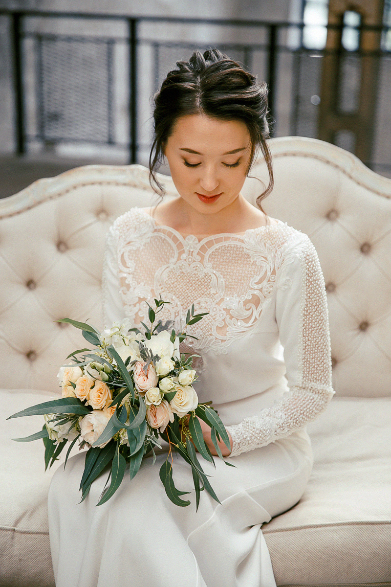 АРХИВ Марина и Александр. Студия Вайт. Свадебный фотограф Москва