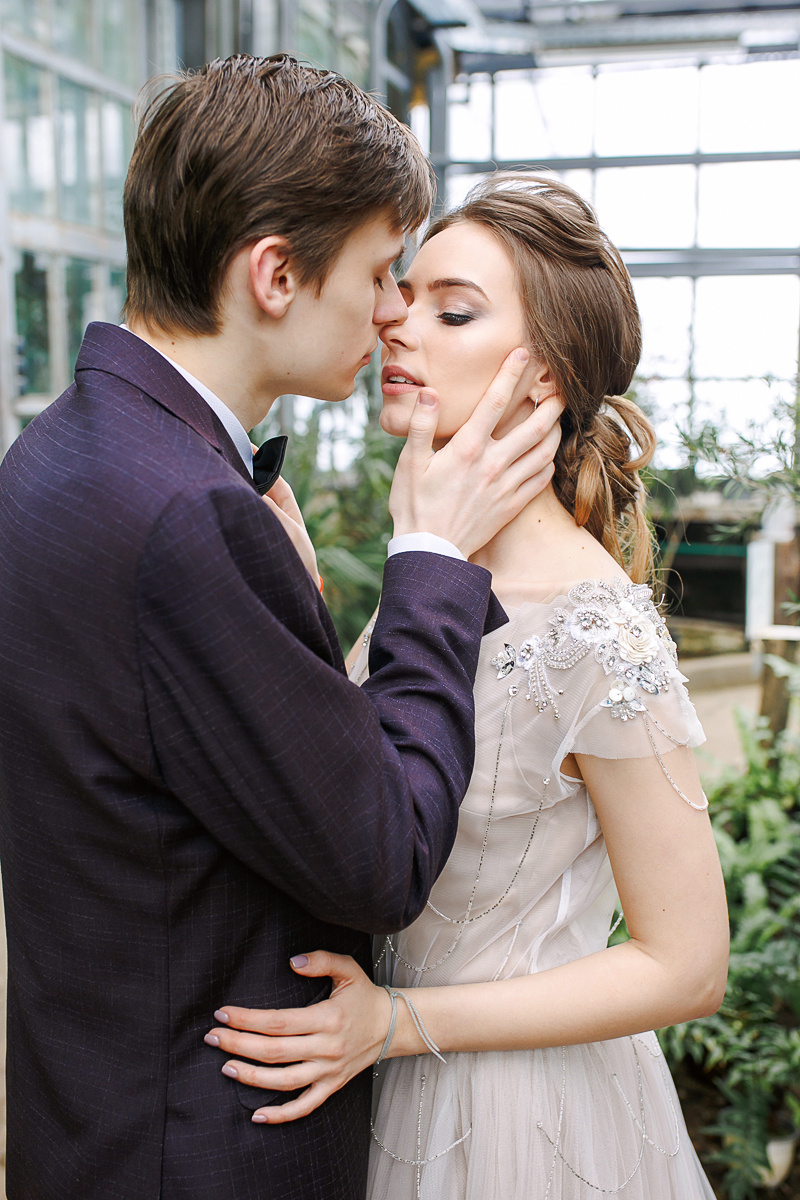 АРХИВ Анастасия и Дмитрий. Ботанический Сад. Свадебный фотограф Москва