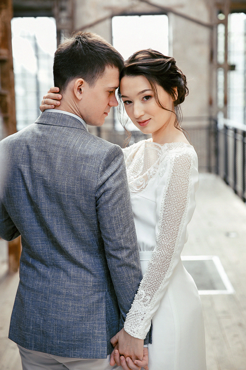 АРХИВ Марина и Александр. Студия Вайт. Свадебный фотограф Москва