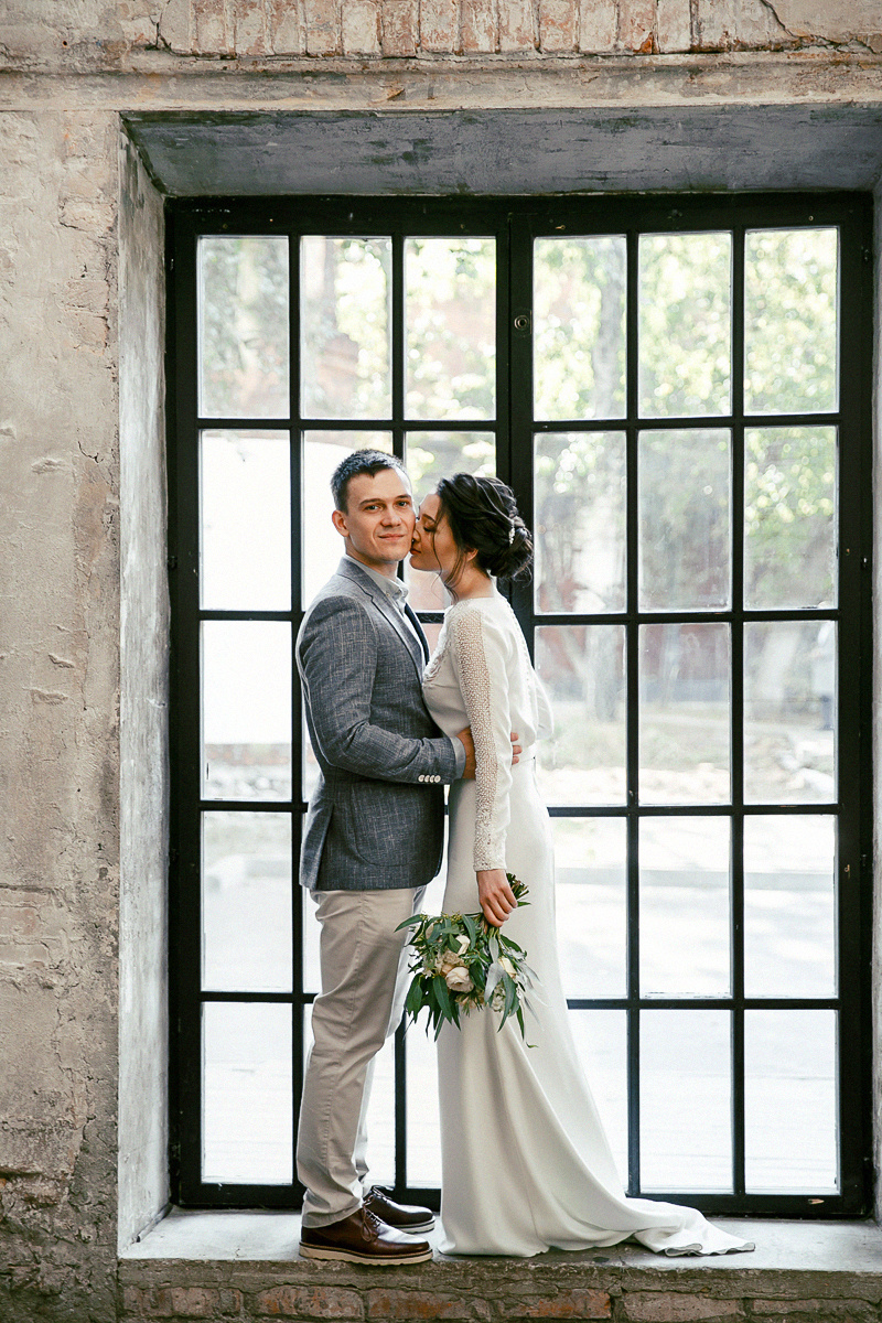 АРХИВ Марина и Александр. Студия Вайт. Свадебный фотограф Москва