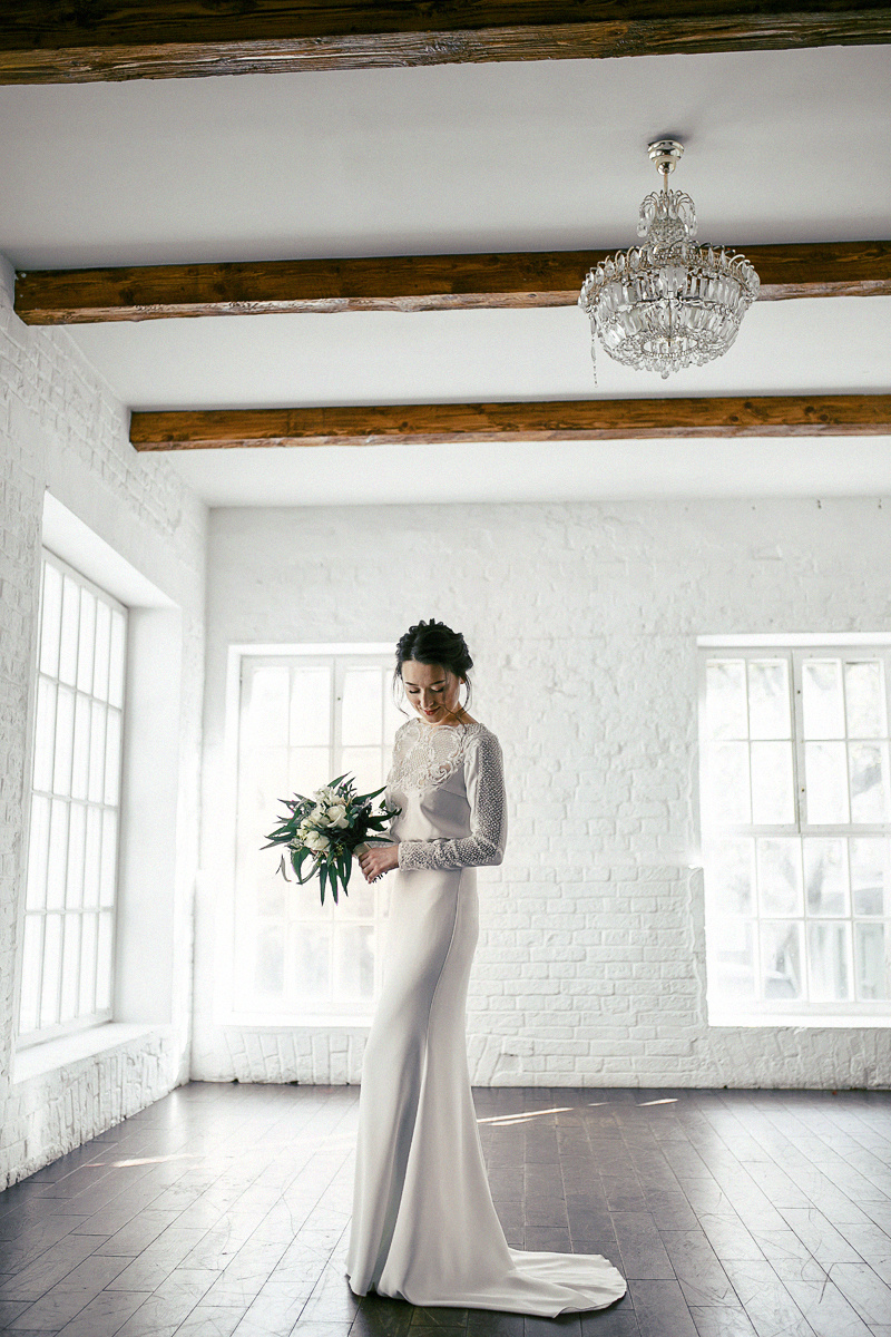 АРХИВ Марина и Александр. Студия Вайт. Свадебный фотограф Москва