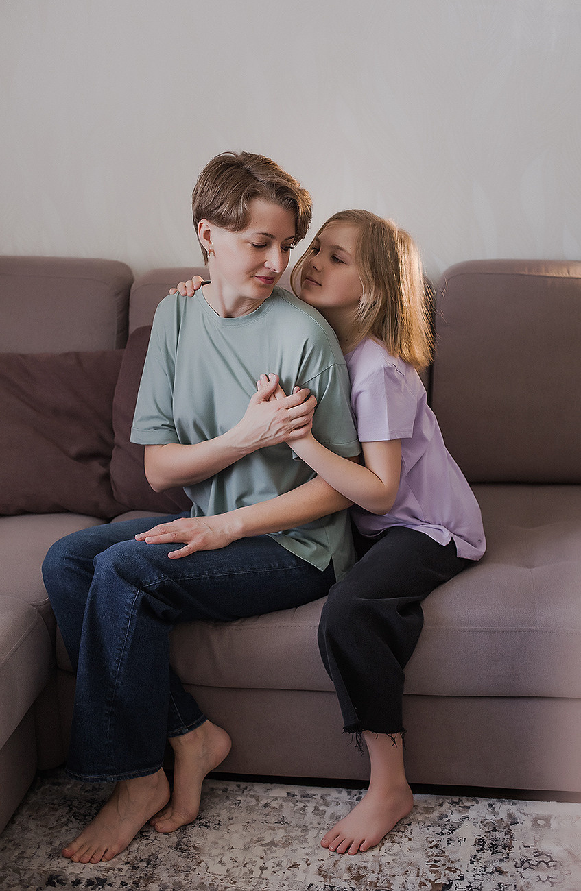 Яна и дочки. Семейный фотограф в Сургуте