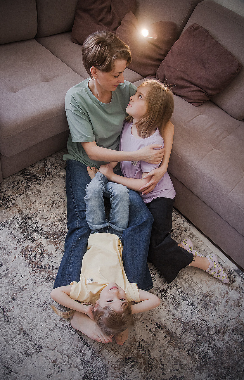 Яна и дочки. Семейный фотограф в Сургуте