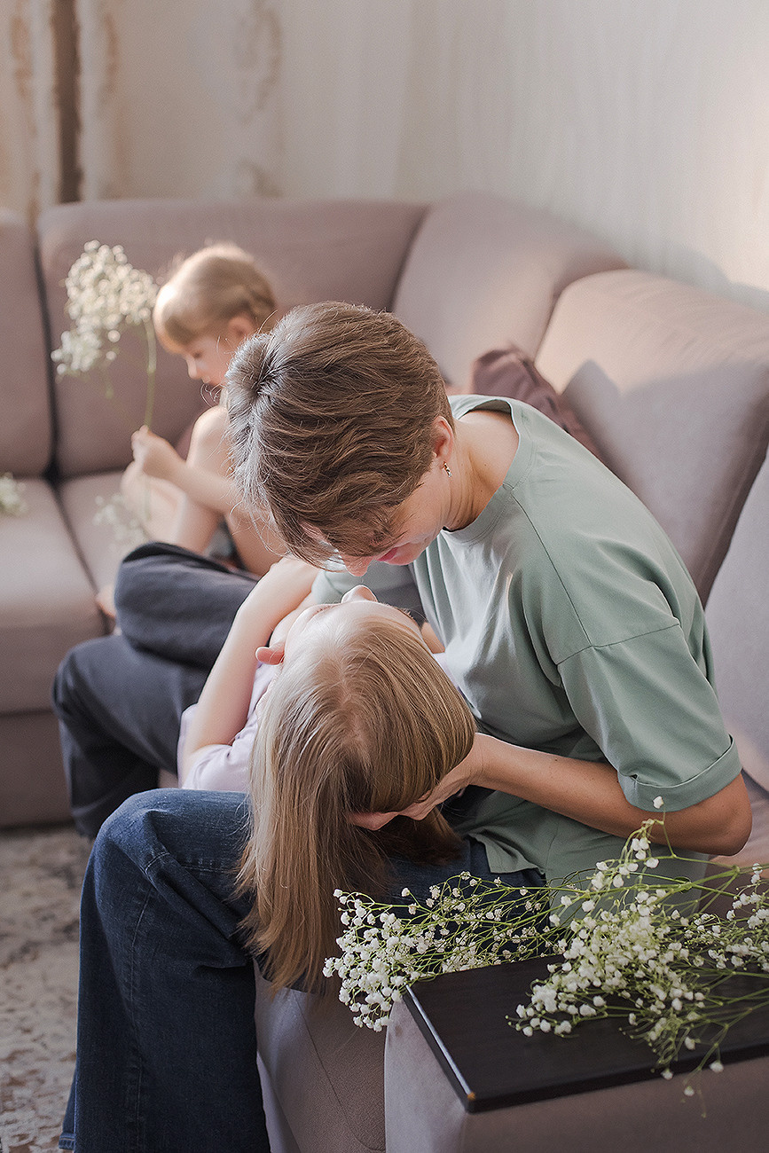 Яна и дочки. Семейный фотограф в Сургуте