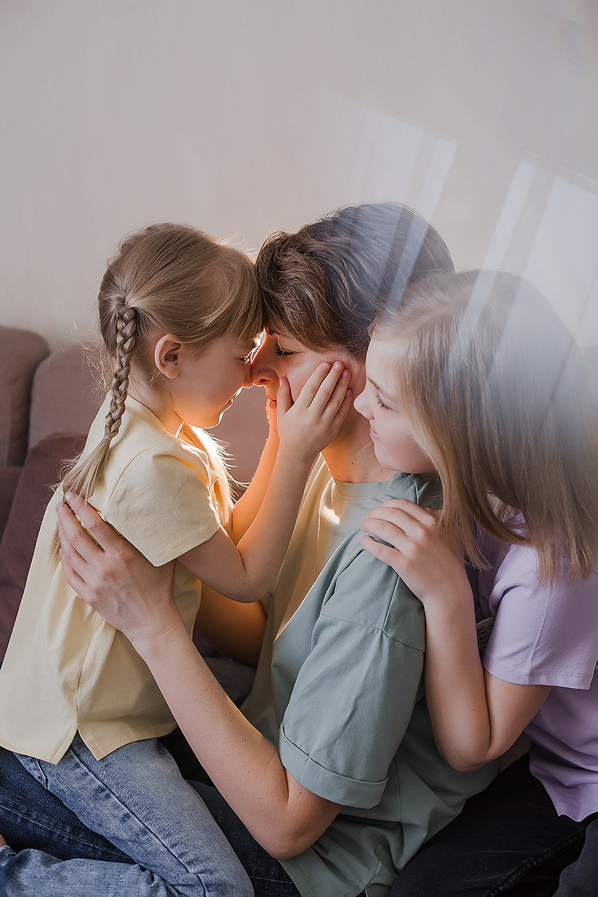 Яна и дочки. Семейный фотограф в Сургуте