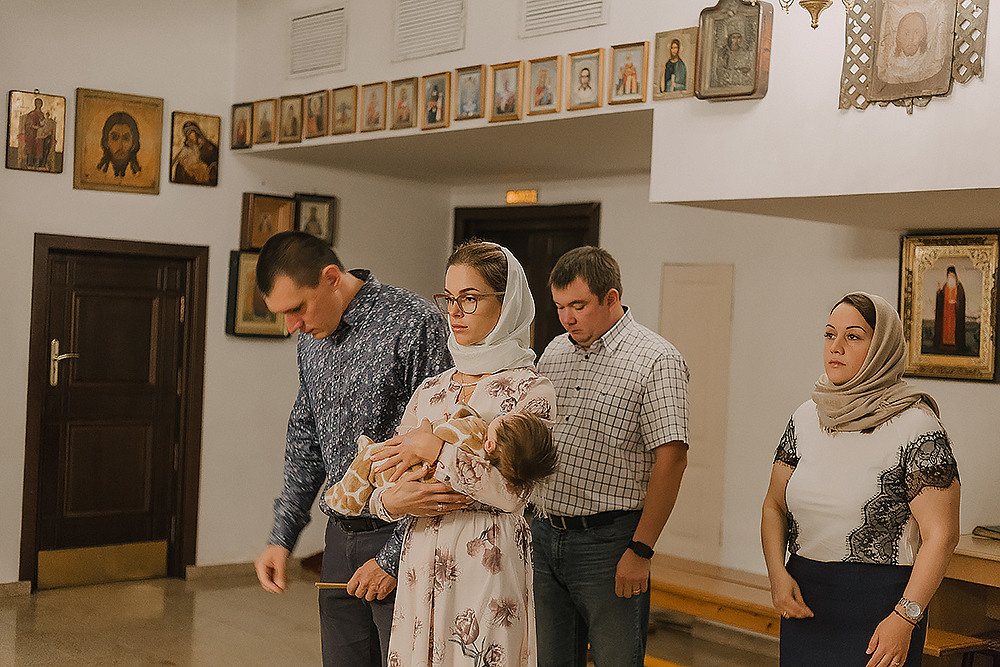 Крещение Сергея. Храм Никольский. Семейный фотограф в Сургуте