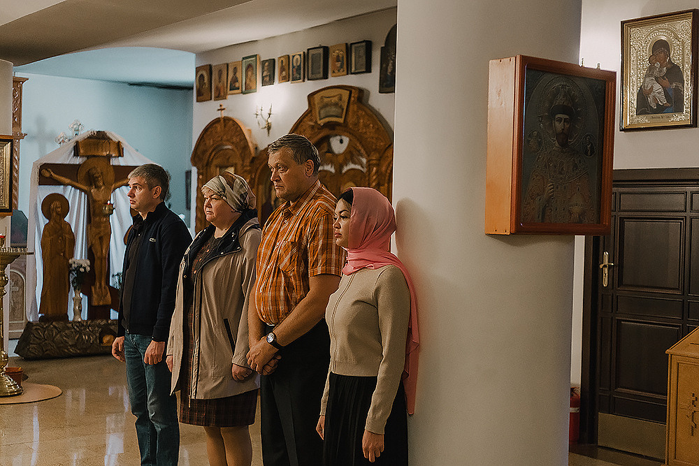 Крещение Сергея. Храм Никольский. Семейный фотограф в Сургуте