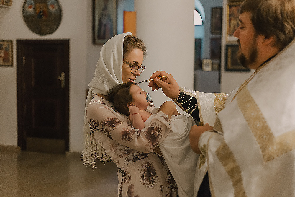 Крещение Сергея. Храм Никольский. Семейный фотограф в Сургуте