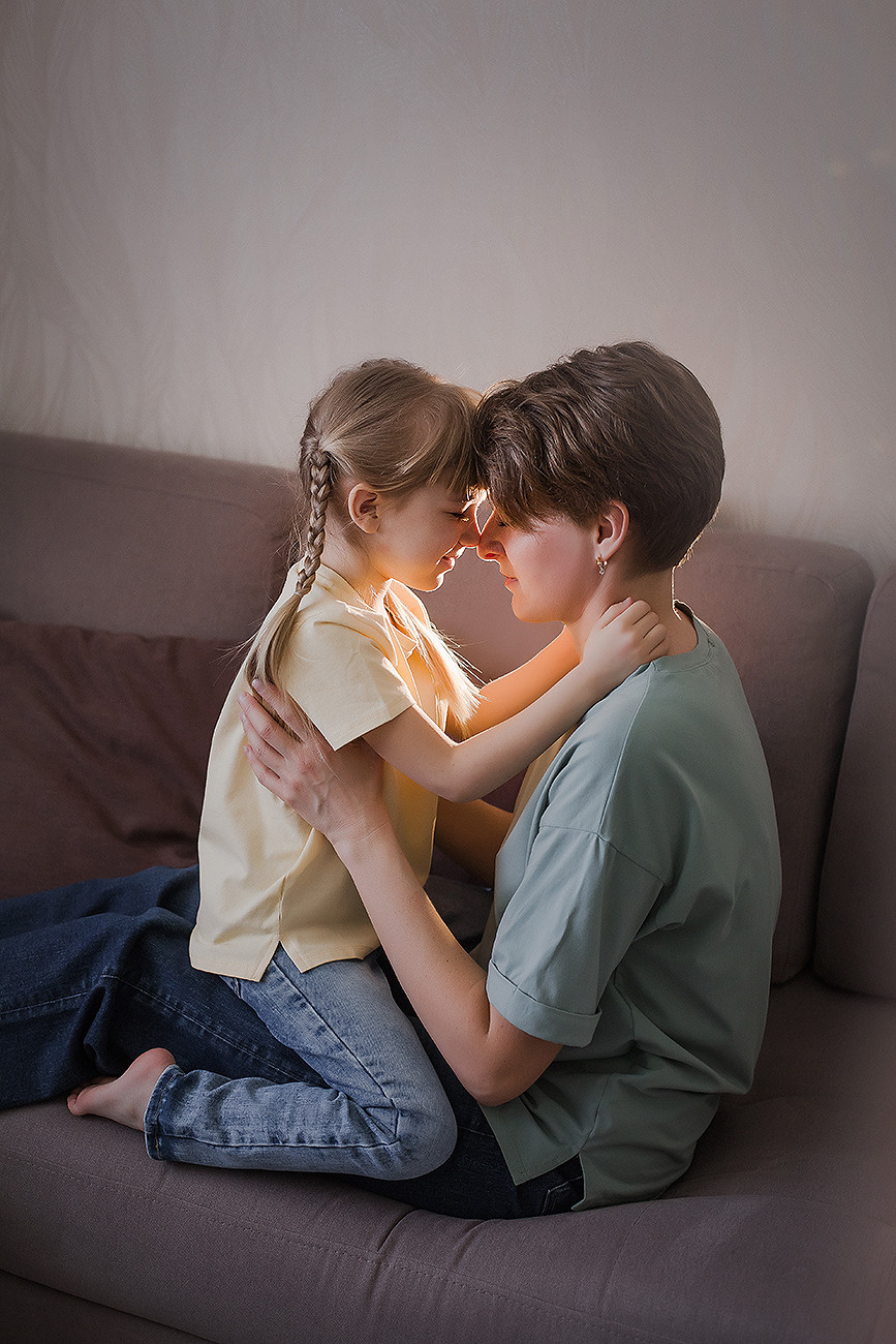 Яна и дочки. Семейный фотограф в Сургуте