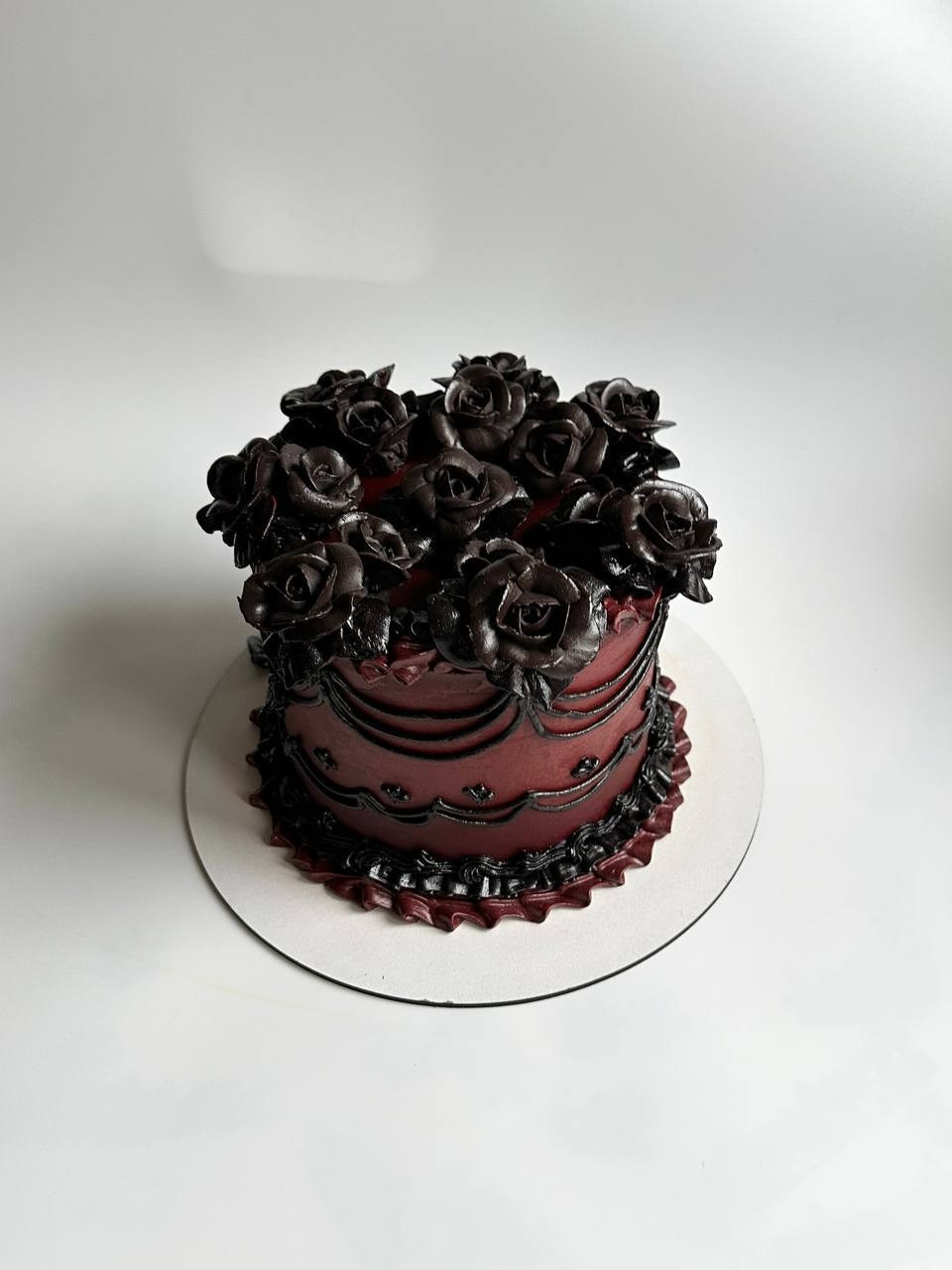 Работы учениц. Аникина Юлия / Кремовая флористика в корейской технике