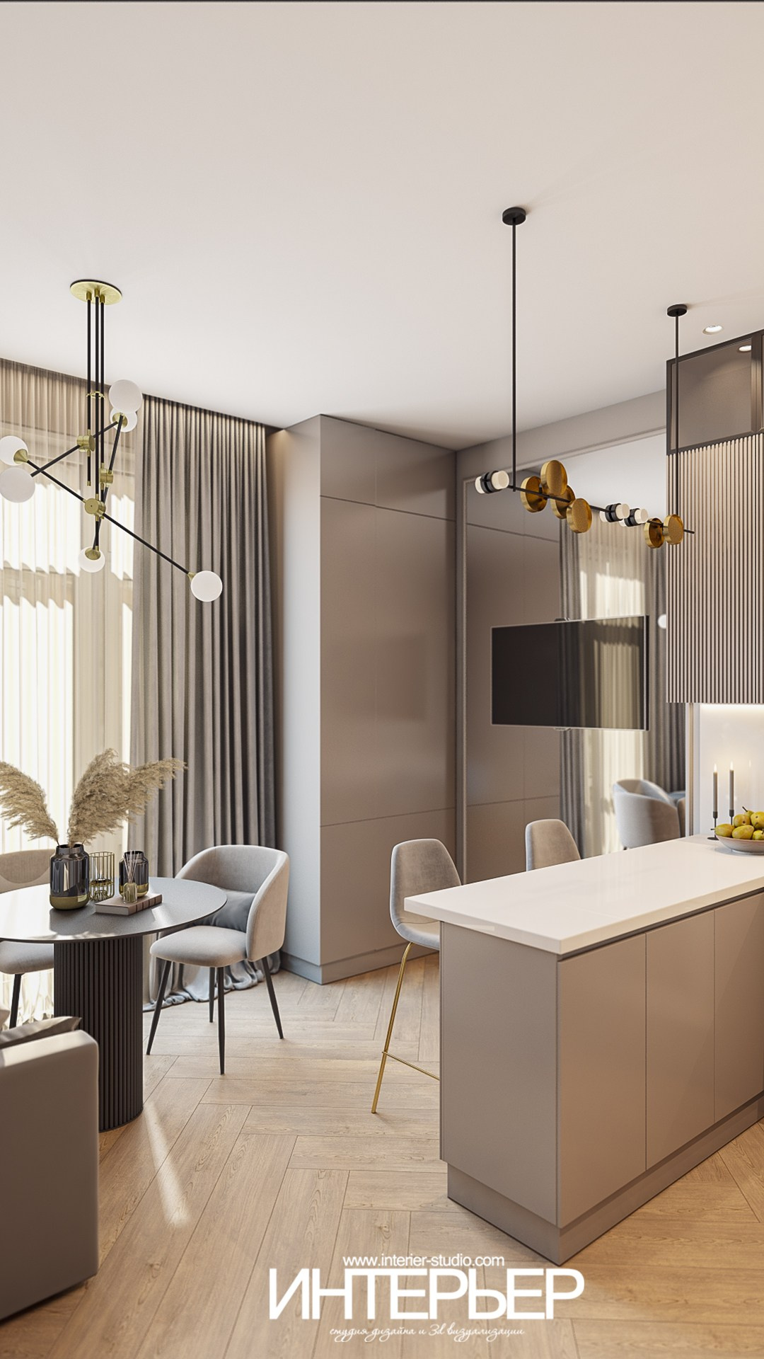 Портфолио. Дизайн интерьера, 3D визуализация и 3D моделирование. Создание проектов и чертежей. КМВ: Кисловодск, Пятигорск, Ессентуки и удаленно