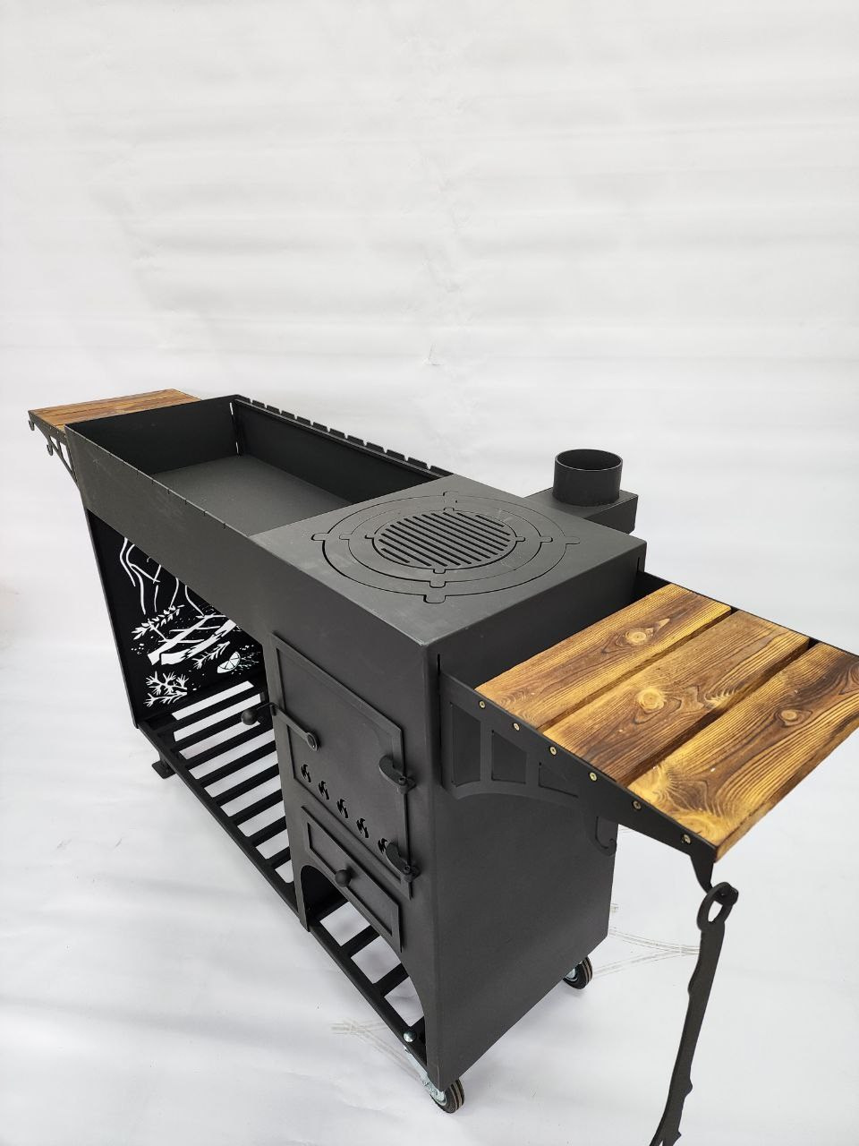 Мангалы с печью под казан. Купить / заказать мангал для дома в Краснодаре от производителя «Мангал Мастер»