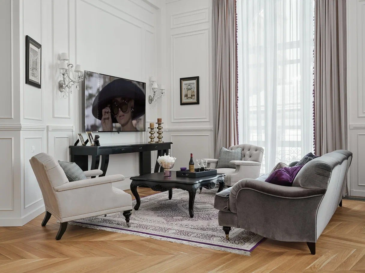 Американская классика. Современный стиль. Интерьеры де люкс