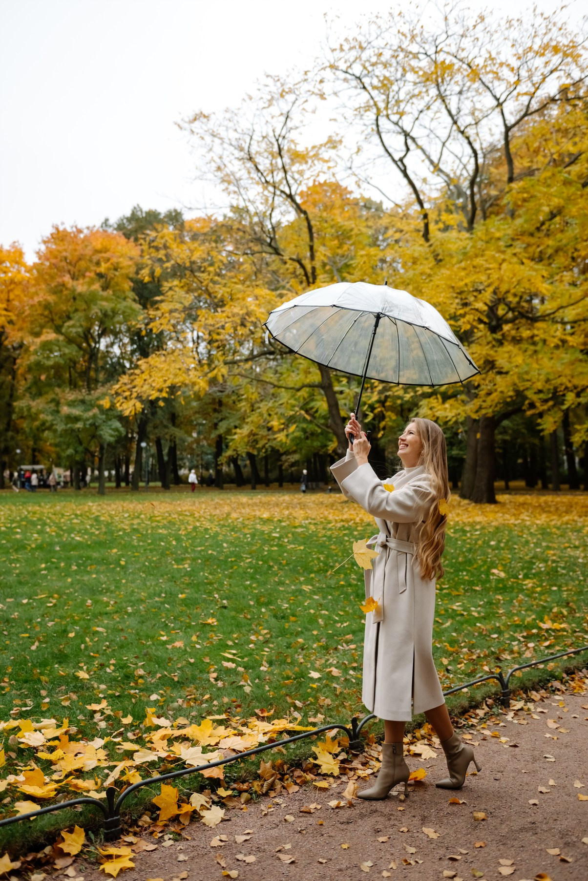 Осенняя фотосессия в Питере в Михайловском саду. Свадебный и сеейный фотограф в Санкт-Петербурге Елена Худякова