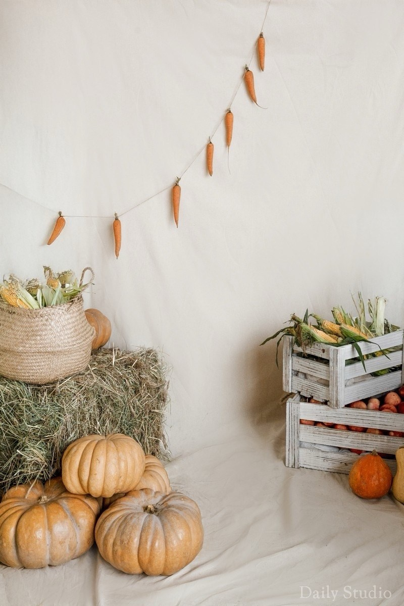 Осенняя фотосессия с кроликами в фотостудии. Фотограф в Санкт-Петербурге, Анна Скворцова