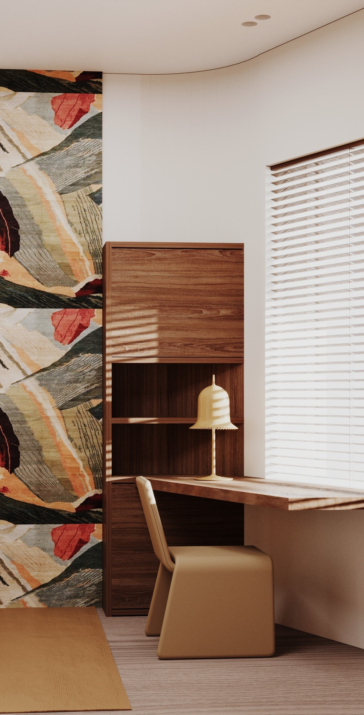 Интерьер загородного дома. Студенческий проект, 2024 г. Главная