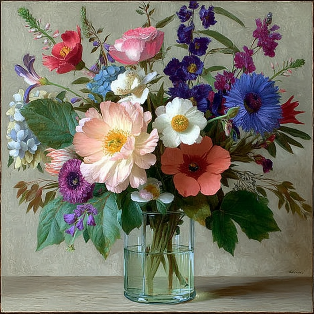 ЦВЕТЫ. Художник Дмитрий Рыжиков