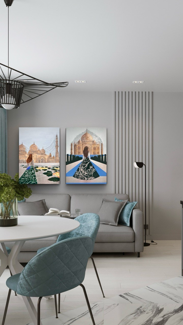 Серия «Волшебница Изумрудного Востока». Картины пейзаж