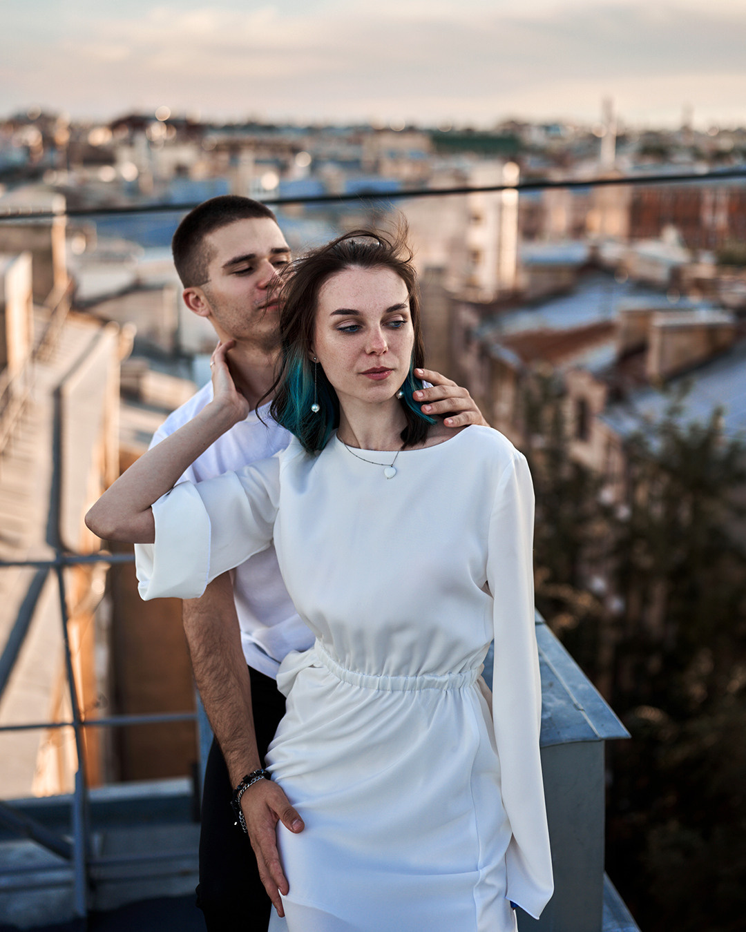 Любовь на крыше. Лилия Павлова фотограф в Санкт-Петербурге Питер СПб Фотопрогулки Спб lilyincity