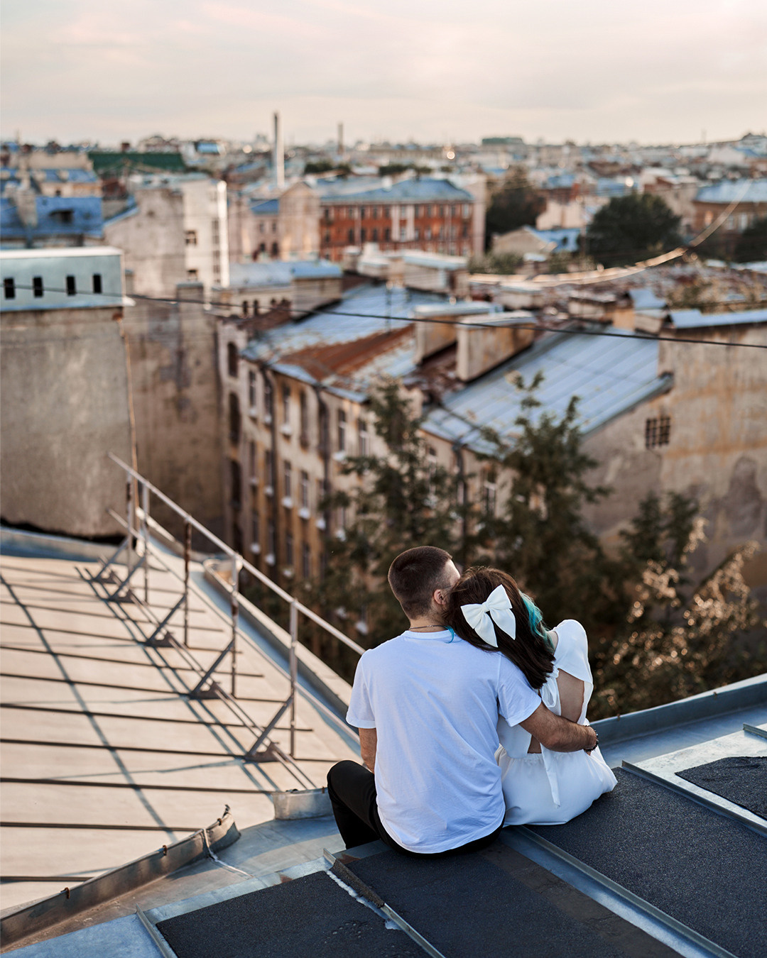Любовь на крыше. Лилия Павлова фотограф в Санкт-Петербурге Питер СПб Фотопрогулки Спб lilyincity