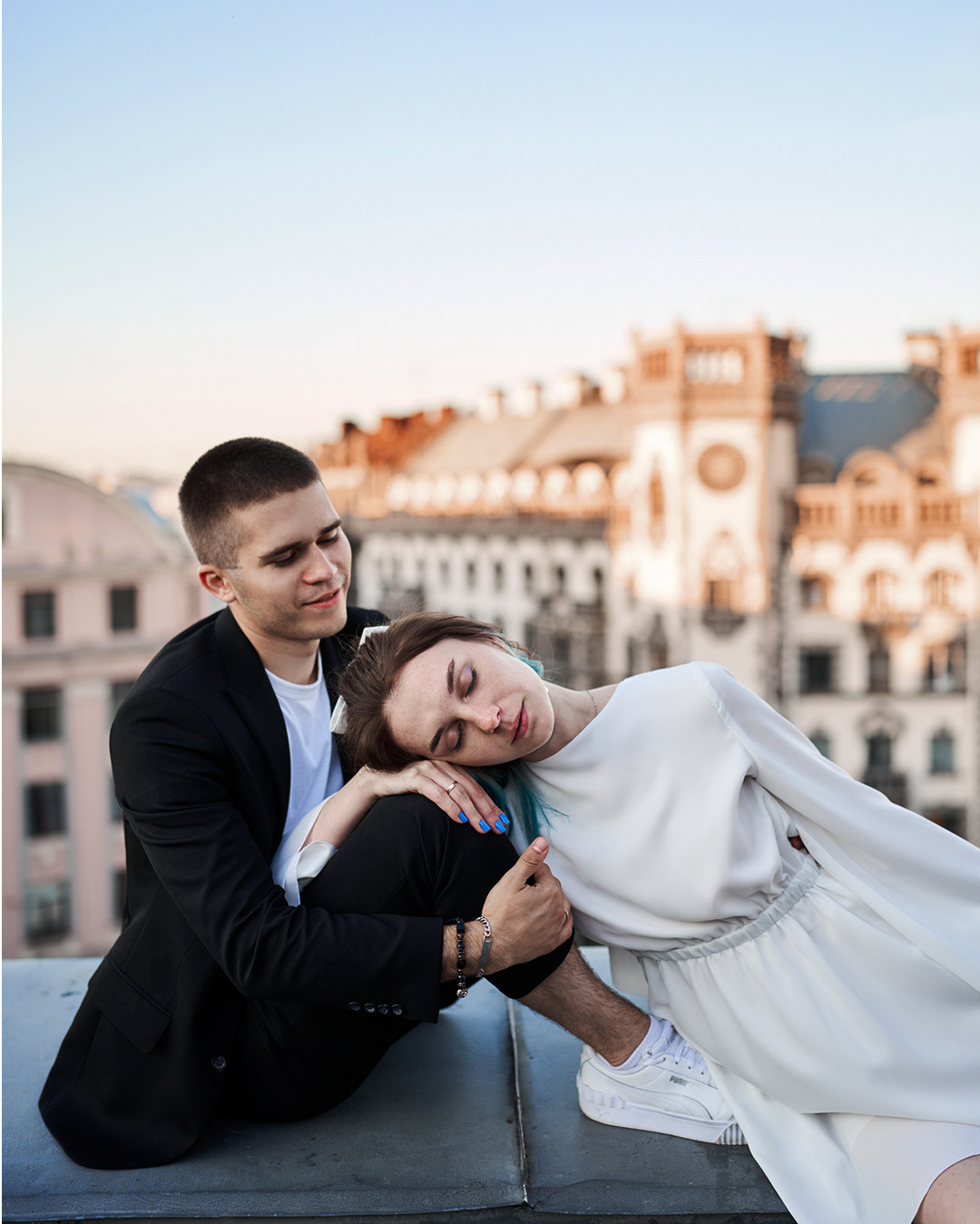 Любовь на крыше. Лилия Павлова фотограф в Санкт-Петербурге Питер СПб Фотопрогулки Спб lilyincity