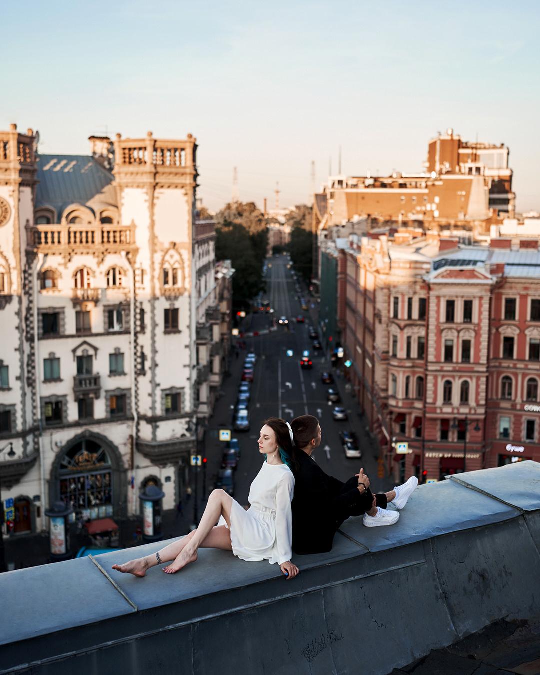Любовь на крыше. Лилия Павлова фотограф в Санкт-Петербурге Питер СПб Фотопрогулки Спб lilyincity