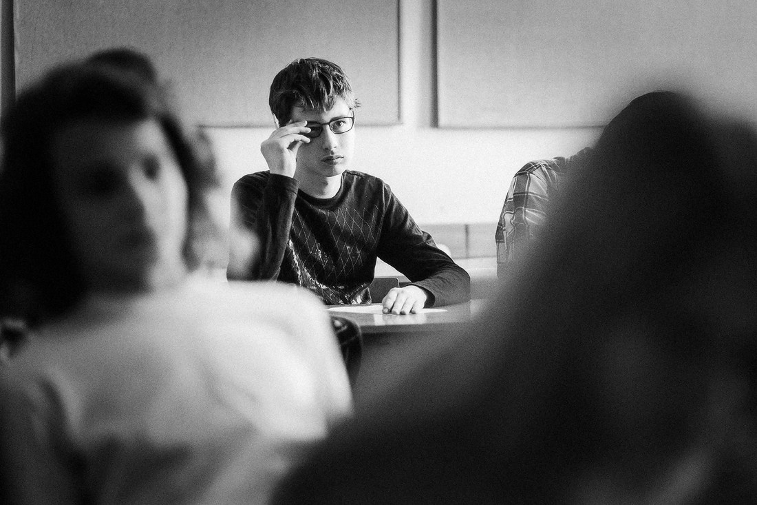 Фоторепортаж со школьного урока 4-го класса. Репортажный фотограф Борис Геер