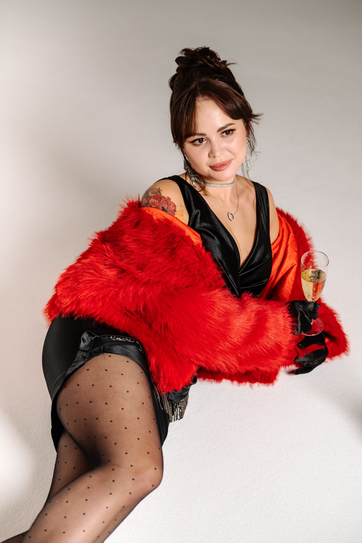 Индивидуальная. В шубке. Свадебный и сеейный фотограф в Санкт-Петербурге Елена Худякова