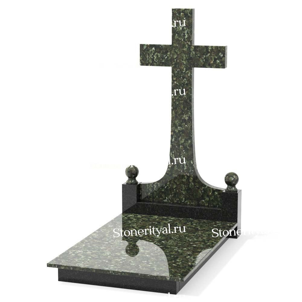 Комбинированные памятники на одного. Изготовление и установка памятников в Москве и МО