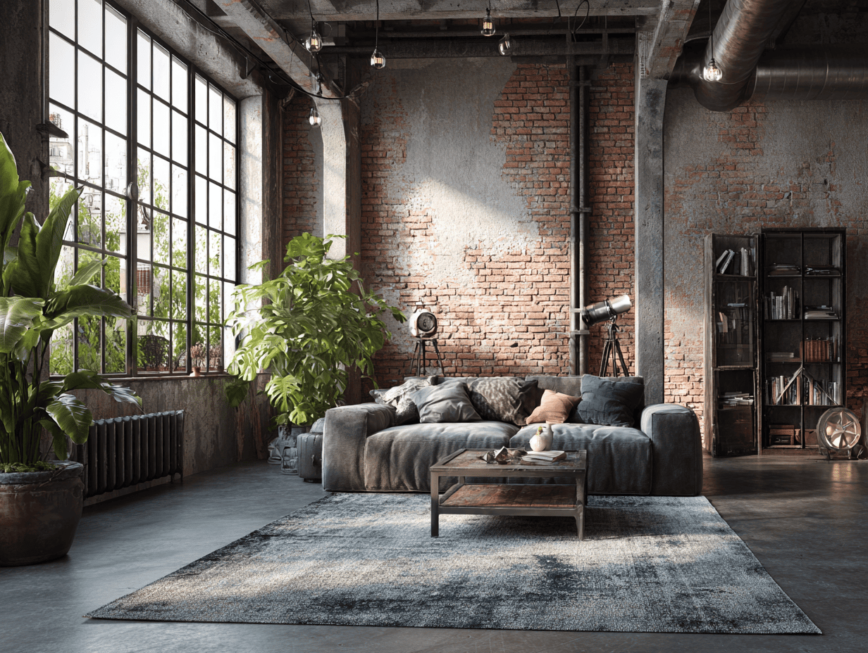 Студия с дизайнерским интерьером и фактурными стенами для стильной фотосессии, фотограф Карасёва Елена