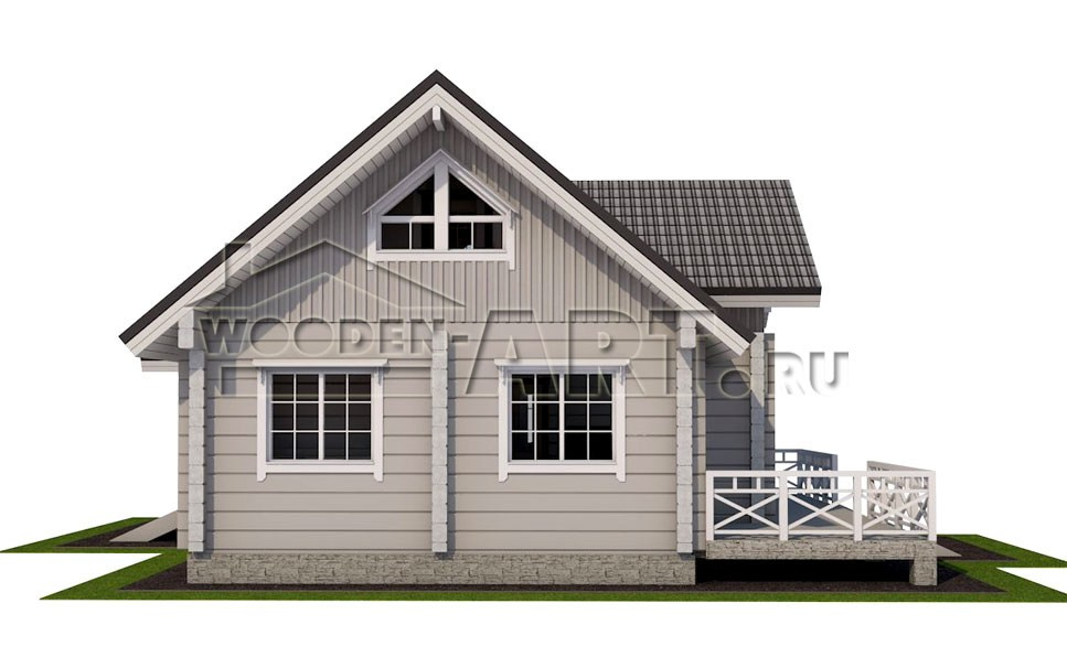 «Лахта» 141 кв. м. Проекты деревянных домов