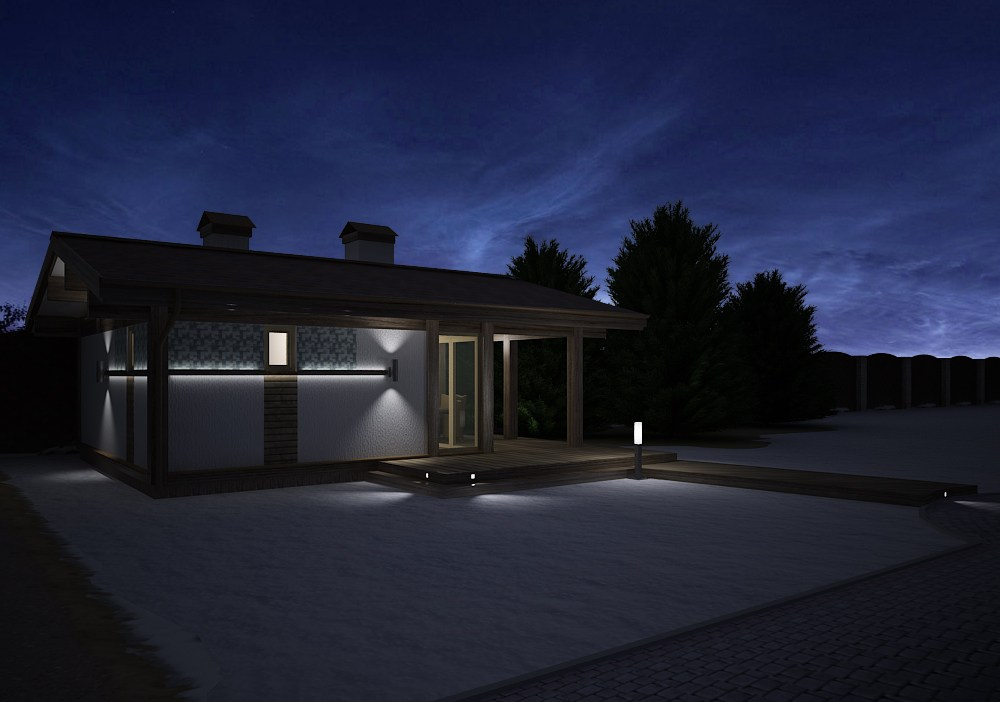 Баня в Токсово. Дизайнер в Санкт-Петербурге Дмитрий Цыбулько