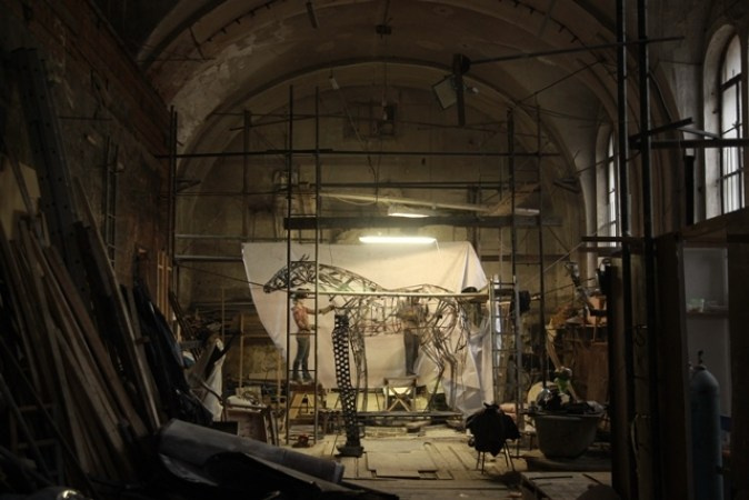 Нежная лошадь_СПб_2014. Художник — скульптор Антонина Фатхуллина