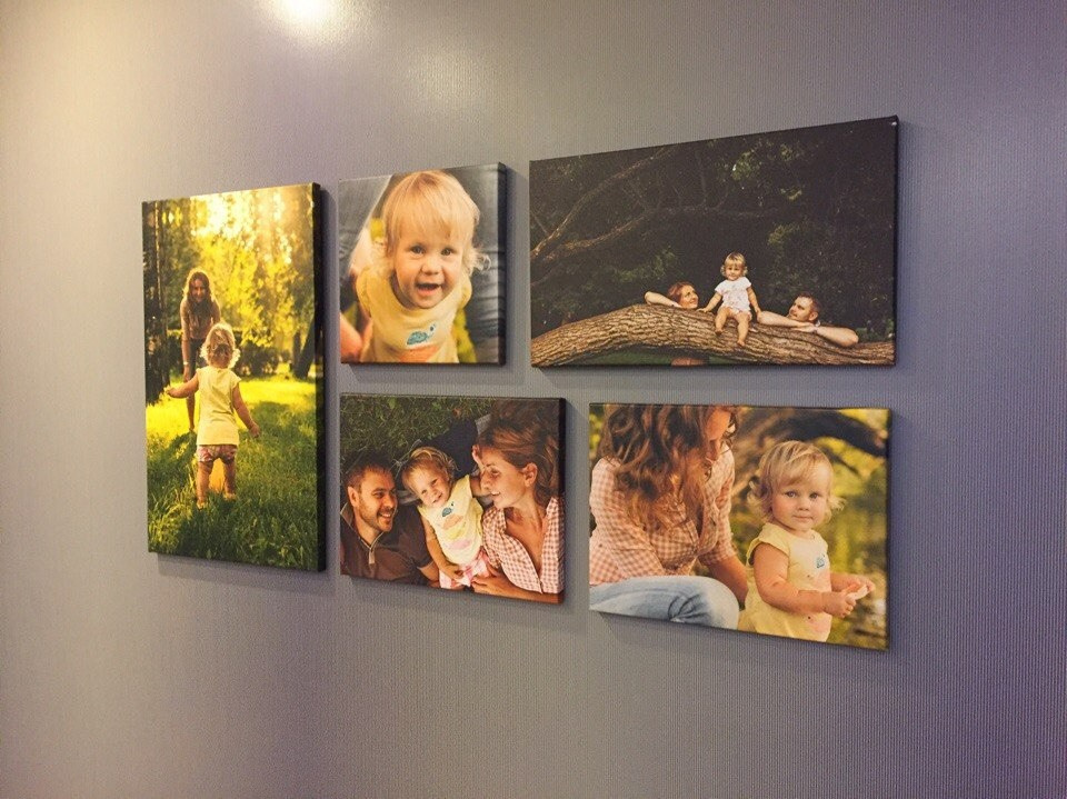 Холсты — коллаж. Выпускные альбомы в Советске