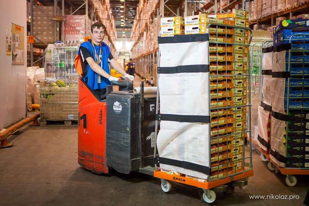 ДИКСИ склад. Видеооператор/Фотограф Николай Завьялов