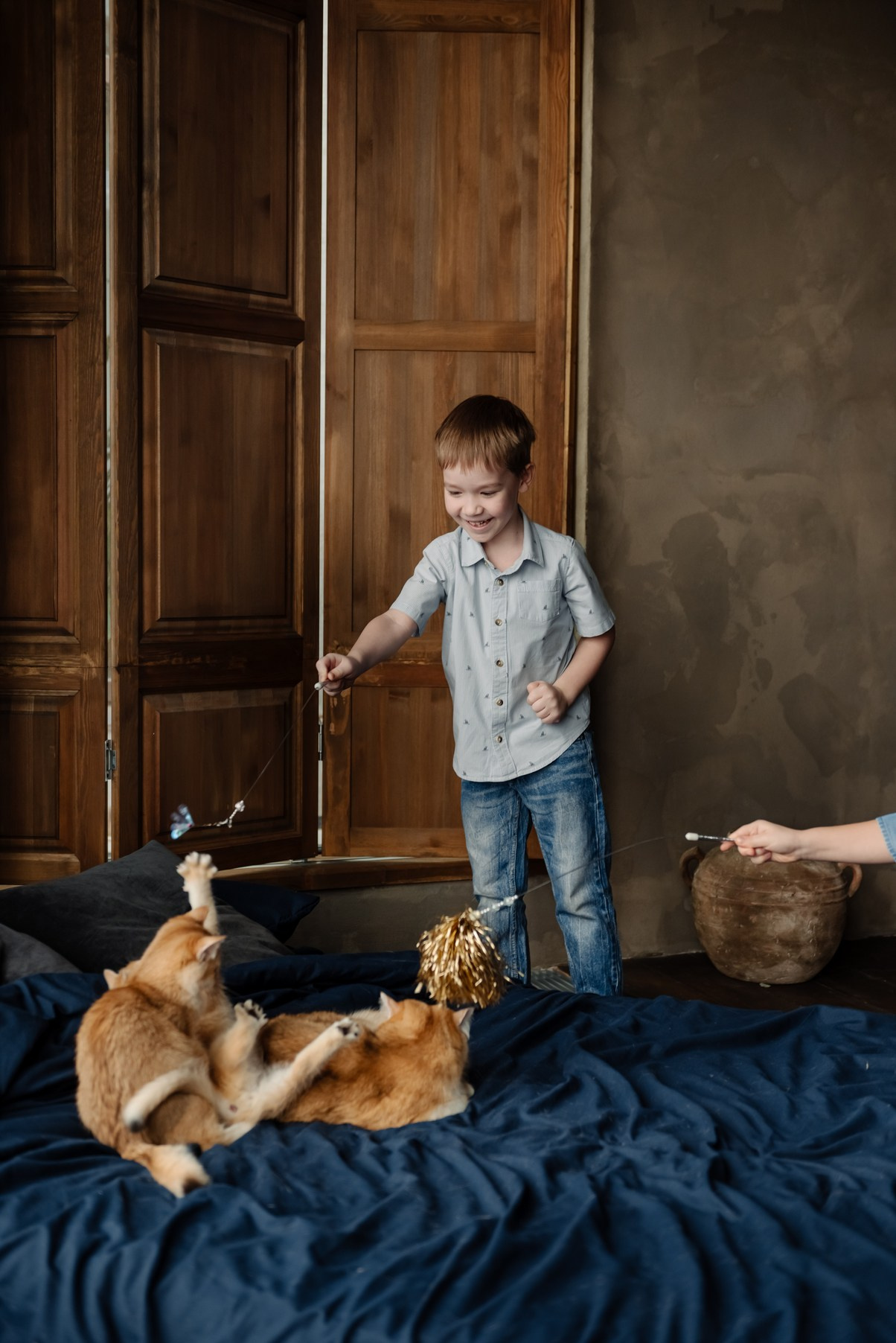 Детская с котятами. Свадебный и сеейный фотограф в Санкт-Петербурге Елена Худякова